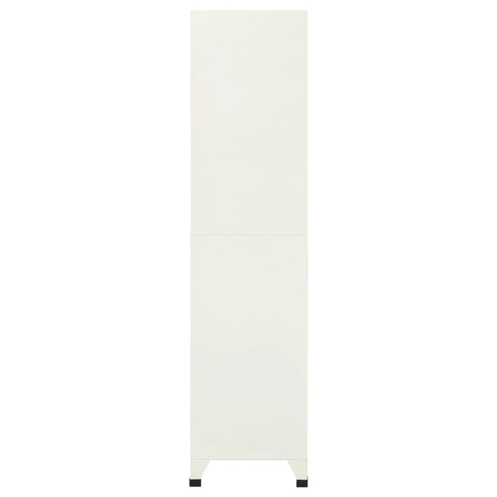 Armadietto con Serratura Grigio e Blu 90x45x180 cm in Acciaio 339802