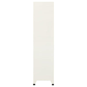 Armadietto con Serratura Grigio e Blu 90x45x180cm Acciaio cod mxl 53098