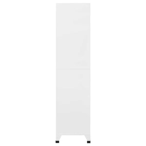 Armadietto con Serratura Grigio Chiaro 90x40x180 cm in Acciaio 339821