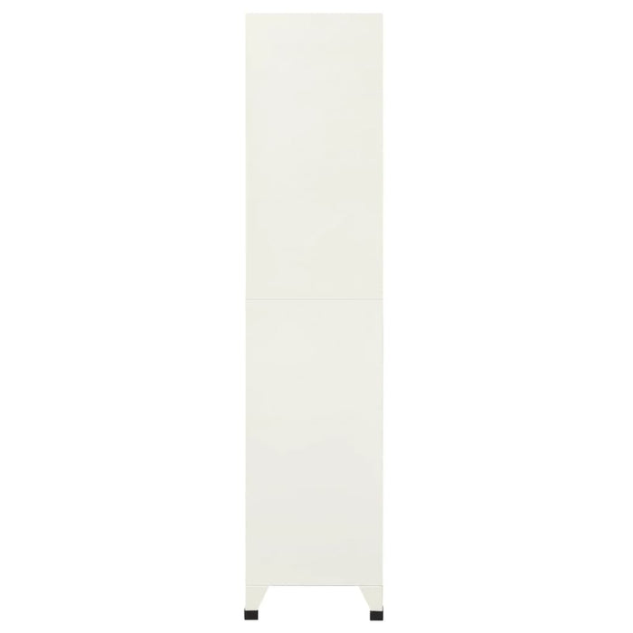 Armadietto con Serratura Grigio e Blu 90x40x180 cm Acciaio cod mxl 41353