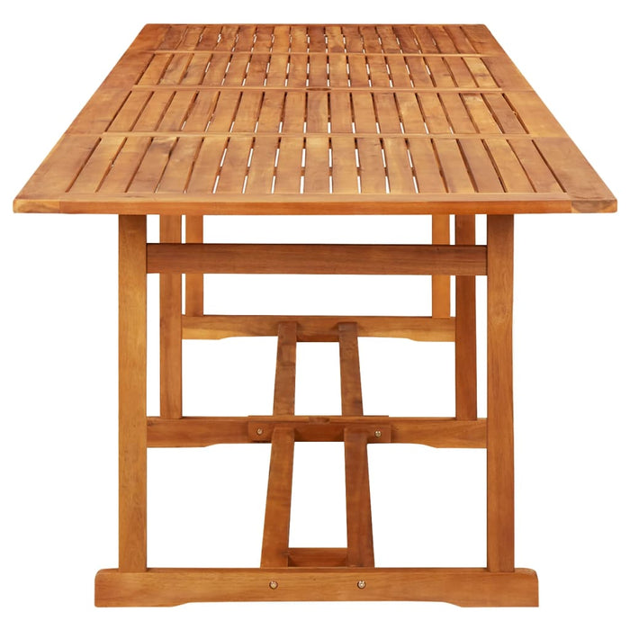 Set Pranzo da Giardino 13 pz in Legno Massello di Acacia cod mxl 34816