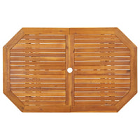 Set da Pranzo da Giardino 5 pz in Legno Massello di Acacia cod mxl 44180