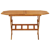 Set Mobili da Pranzo da Giardino 7 pz Legno Massello di Acacia 3086999