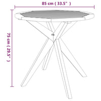 Set Mobili da Pranzo per Giardino 3 pz Legno Massello di Acacia cod mxl 40517