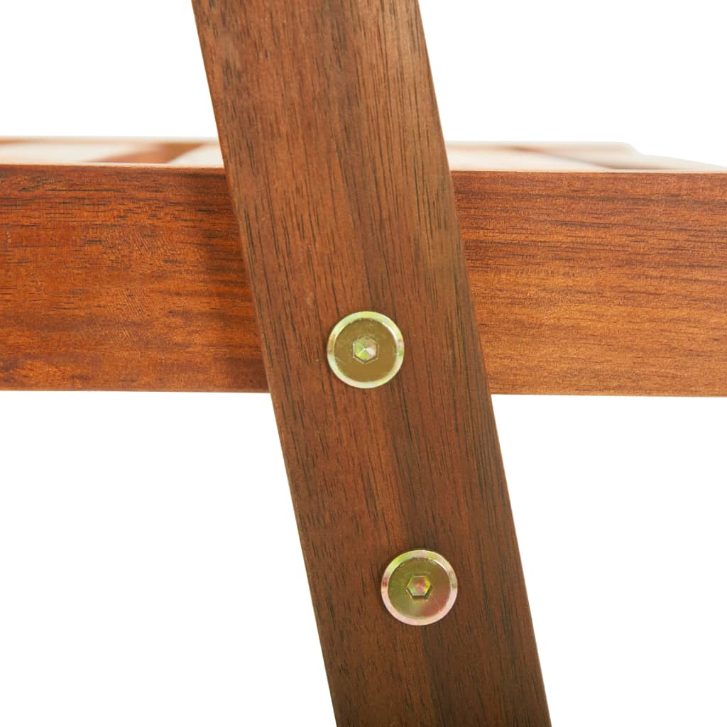 Set Mobili da Pranzo per Giardino 5 pz Legno Massello di Acacia cod mxl 35085