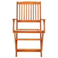 Set Pranzo Pieghevole da Esterno 7 pz in Massello di Eucalipto cod mxl 35473