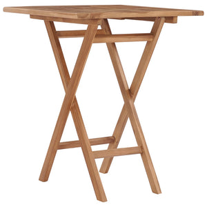 Set da Pranzo per Giardino 3 pz in Legno Massello di Teak cod mxl 40358