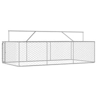 Gabbia per Cani da Esterno con Tetto-Cassa per cani 400x200x150 cm