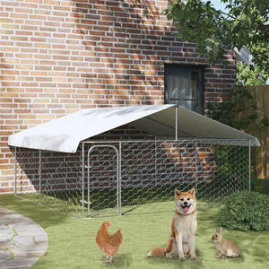 Gabbia per Cani da Esterno con Tetto 300x300x150 cm 171501