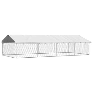 Gabbia per Cani da Esterno con Tetto 600x300x150 cm cod mxl 50524