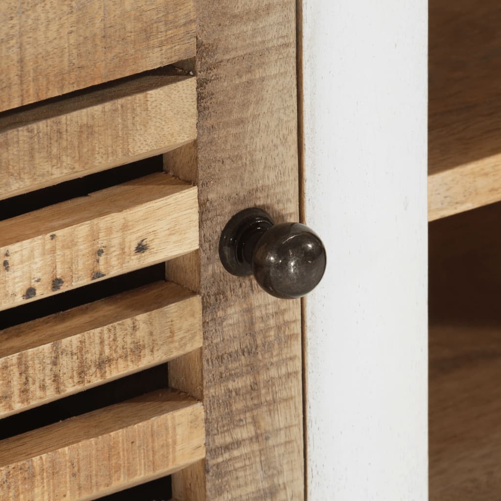 Mobile Porta TV 110x30x40 cm in Legno Massello di Mango cod mxl 19230