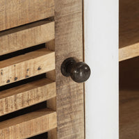 Mobile Porta TV 110x30x40 cm in Legno Massello di Mango cod mxl 19230