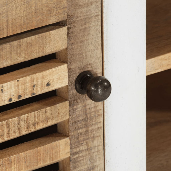 Mobile Porta TV 110x30x40 cm in Legno Massello di Mango cod mxl 19230