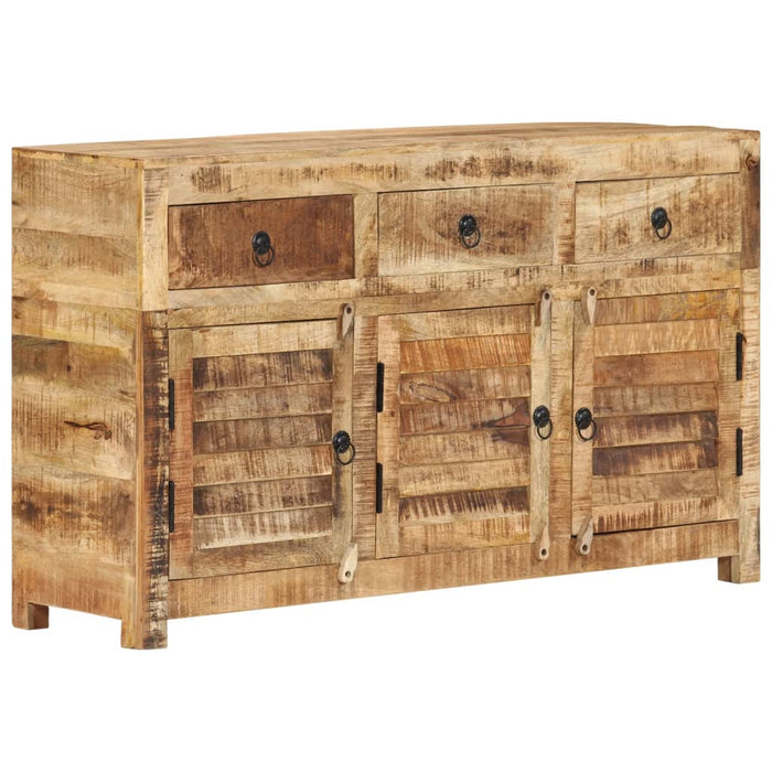 Credenza cassettiera cassettiera mobile contenitore organizer cucina soggiorno soggiorno 110 x 30 x 65 cm legno massello di mango marrone 02_0029510