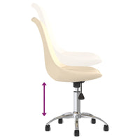 Sedie da Pranzo Girevoli 4 pz Crema in Tessuto cod mxl 29079