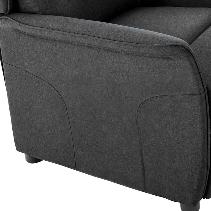 Poltrona Recliner  Grigio Scuro Tessuto 340153