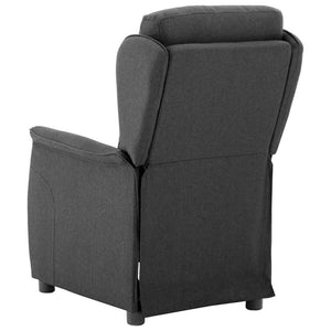 Poltrona Recliner  Grigio Scuro Tessuto 340153