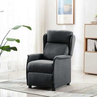 Poltrona Recliner  Grigio Scuro Tessuto 340153