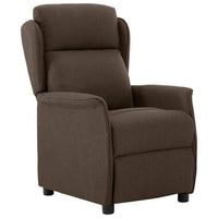 Poltrona Recliner  Marrone 67,5x93,5x101,5 cm Tessuto 340156