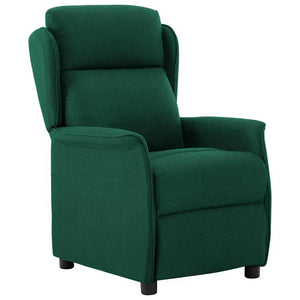 Poltrona Recliner  Verde Scuro in Tessuto 340158