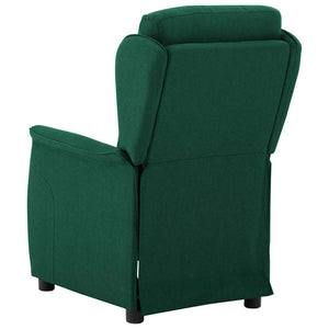 Poltrona Recliner  Verde Scuro in Tessuto 340158