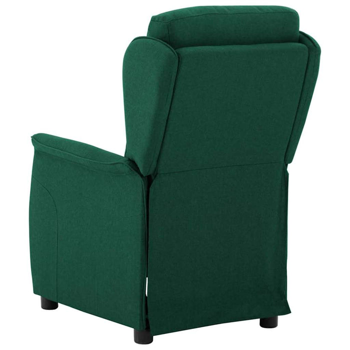 Poltrona Recliner  Verde Scuro in Tessuto 340158