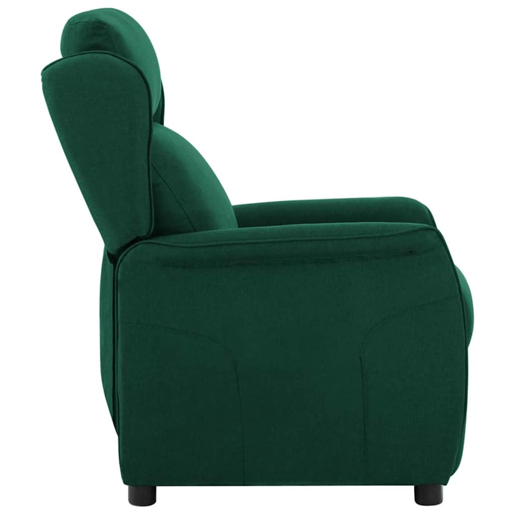 Poltrona Recliner  Verde Scuro in Tessuto 340158