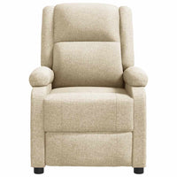 Poltrona Reclinabile in Tessuto Crema 340180