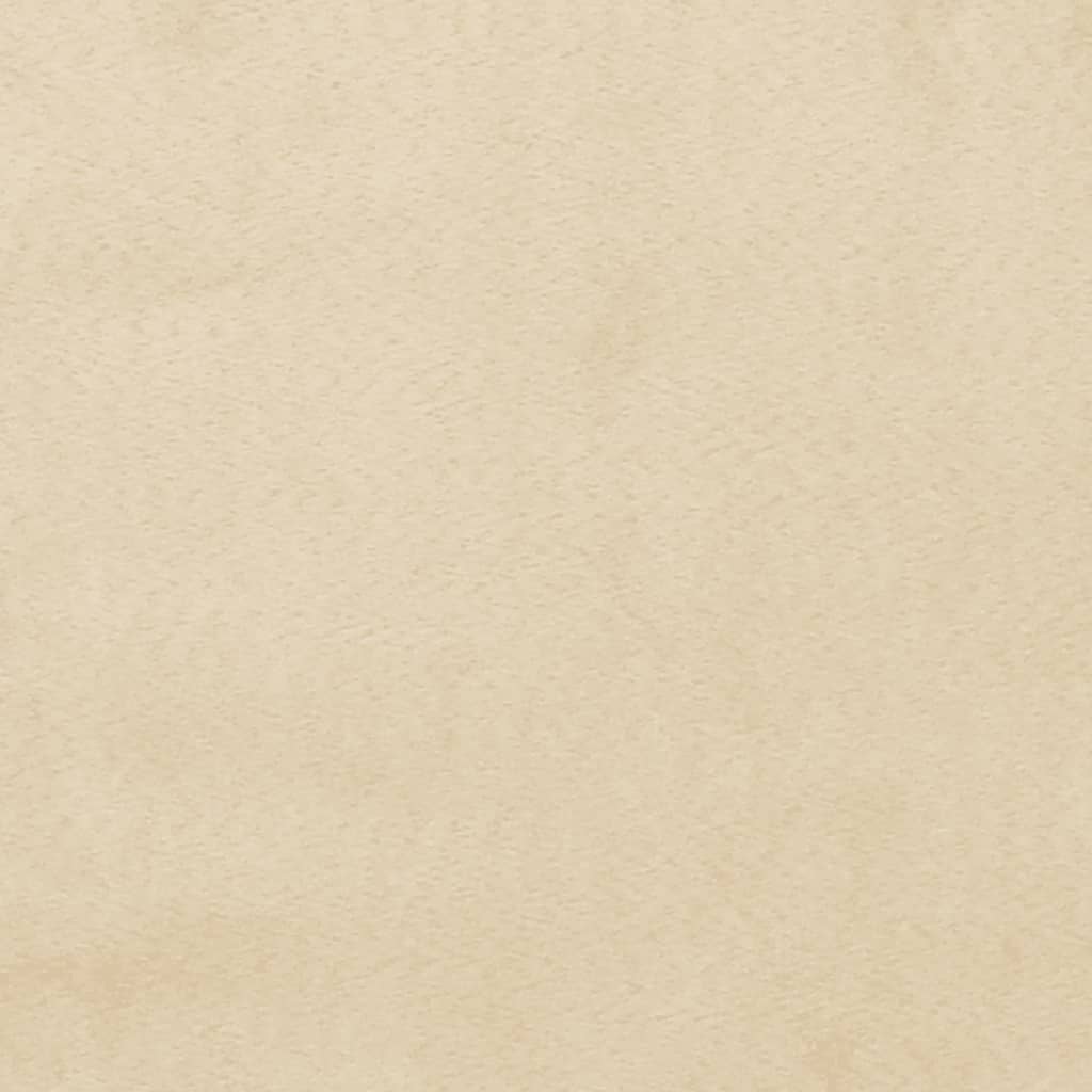 vidaXL Poltrona Massaggiante Crema in Tessuto di Microfibra