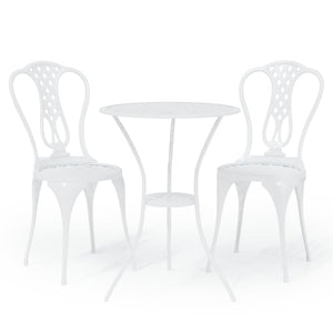 Set da Bar 3 pz in Alluminio Pressofuso Bianco 317752
