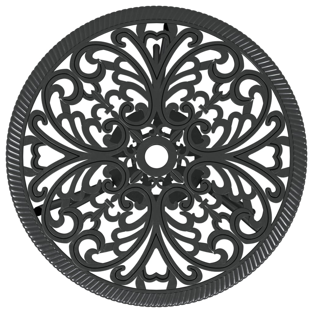 Set da Bistrot 3 pz in Alluminio Pressofuso Nero cod mxl 34797