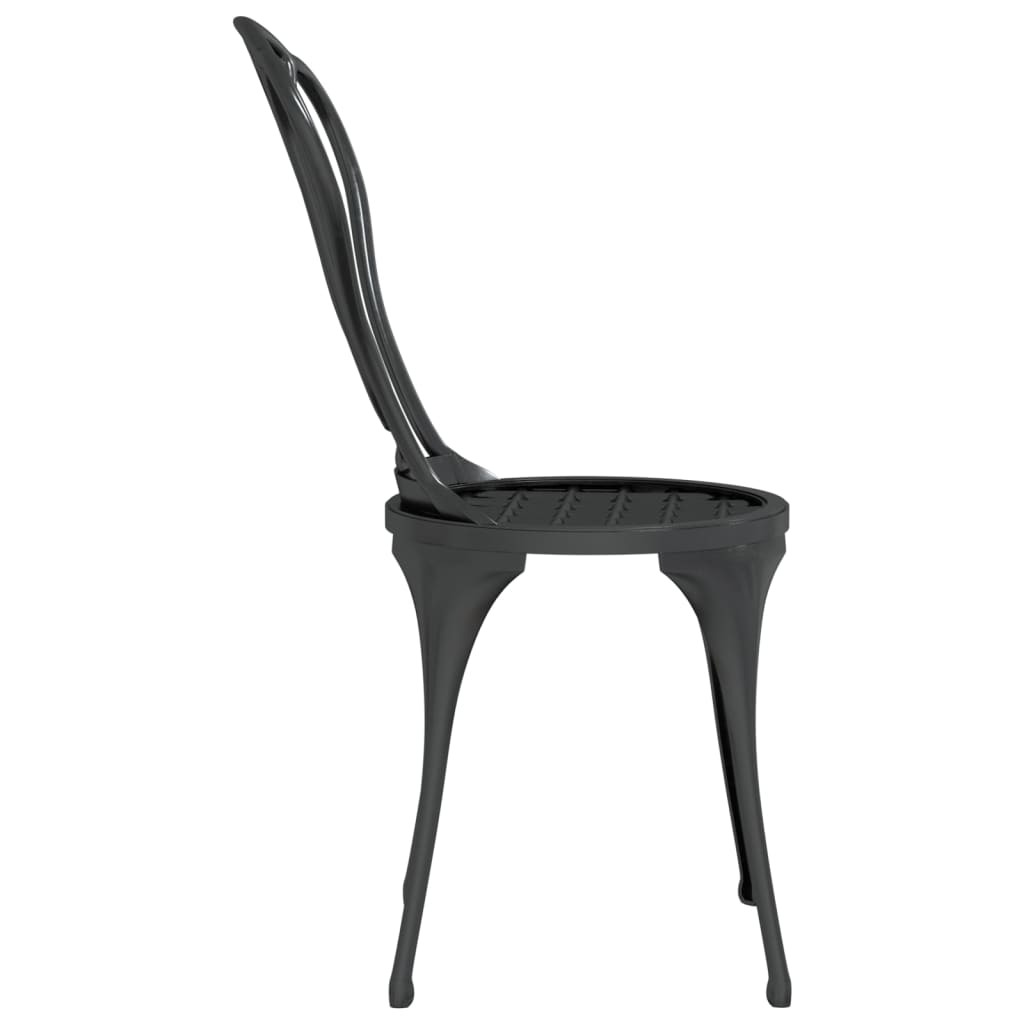 Set da Bistrot 3 pz in Alluminio Pressofuso Nero cod mxl 34797