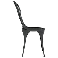 Set da Bistrot 3 pz in Alluminio Pressofuso Nero cod mxl 34797