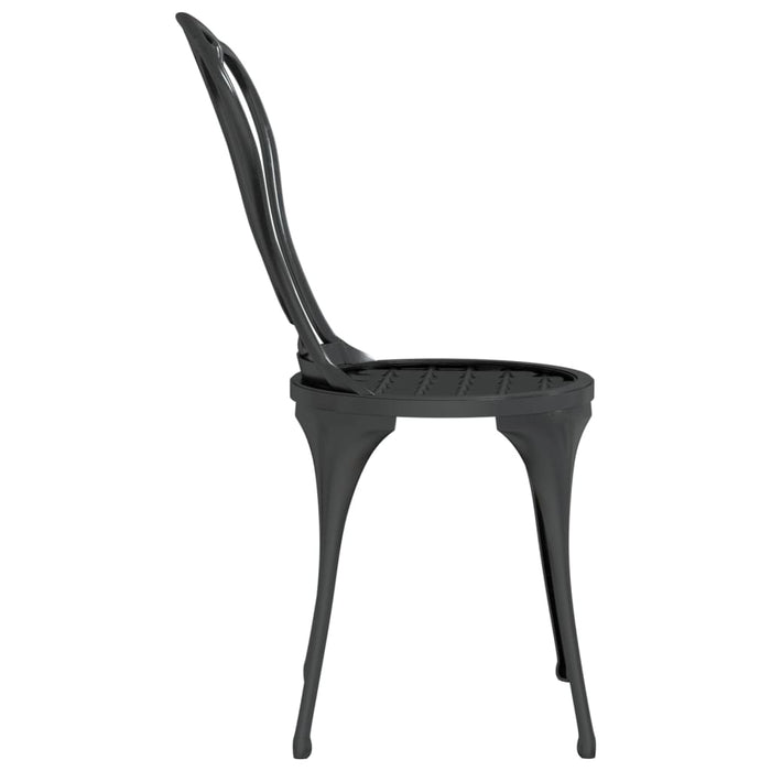 Set da Bistrot 3 pz in Alluminio Pressofuso Nero cod mxl 34797