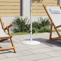 Base per Ombrellone Bianca 45x45x30 cm in Ghisa 317770