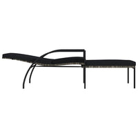 Set di due sedie a sdraio con poggiapiedi in resina intrecciata grigia 02_0011907