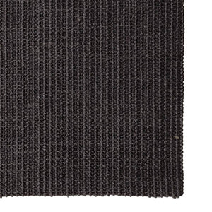 Tappeto in Sisal Naturale 80x250 cm Nero cod mxl 60049