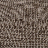 Tappeto in Sisal Naturale 66x250 cm Marrone 136337