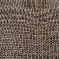 Tappeto in Sisal Naturale 66x350 cm Marrone 136339