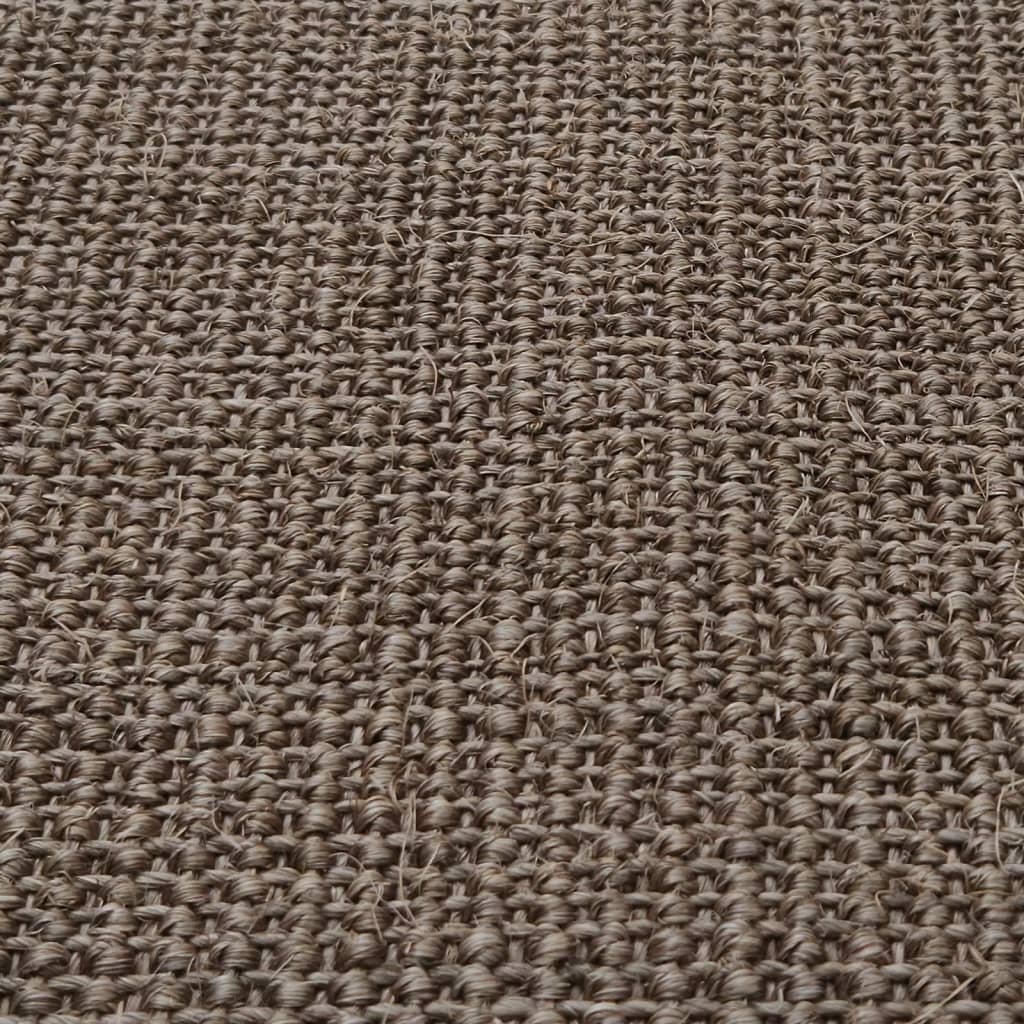 Tappeto in Sisal Naturale 80x150 cm Marrone cod mxl 63292