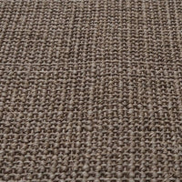 Tappeto in Sisal Naturale 80x150 cm Marrone 136341