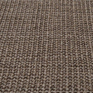 Tappeto in Sisal Naturale 80x350 cm Marrone 136345