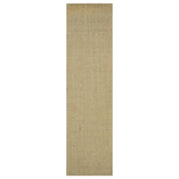 Tappeto in Sisal Naturale 66x250 cm Verde 136373