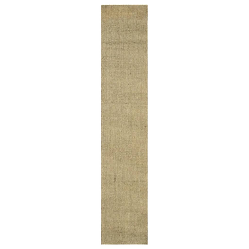 Tappeto in Sisal Naturale 66 x 350 cm Tortora cod mxl 68736