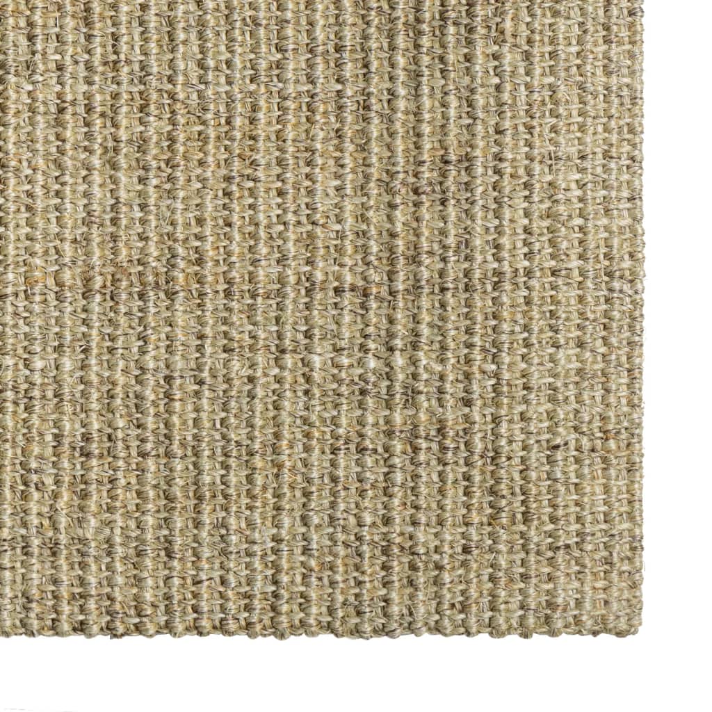 Tappeto in Sisal Naturale 80x300 cm Verde 136380