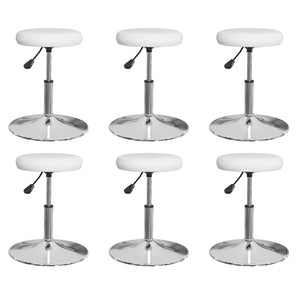 Sedie da Pranzo 6 pz Bianche in Similpelle cod mxl 30703