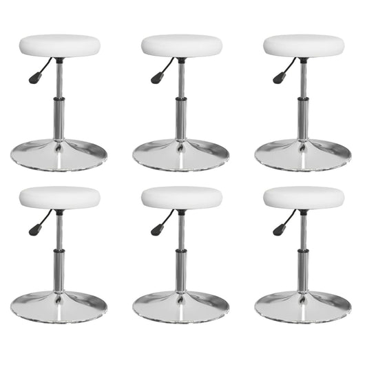 Sedie da Pranzo 6 pz Bianche in Similpelle cod mxl 30703