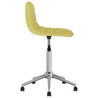 Sedie da Pranzo Girevoli 4 pz Verdi in Tessuto