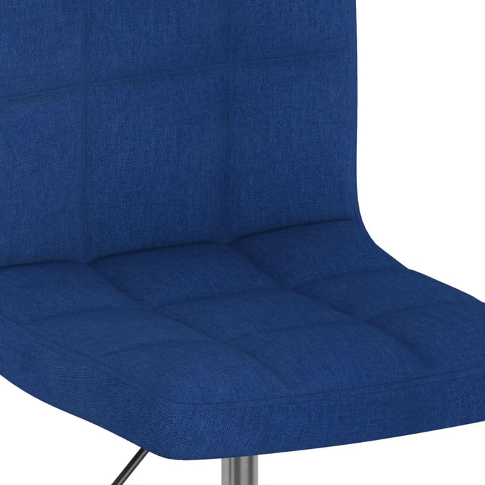 Sedia da Pranzo Girevole Blu in Tessuto cod mxl 17810