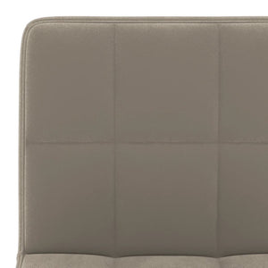 Sedie da Pranzo Girevoli 4 pz Grigio Chiaro in Velluto